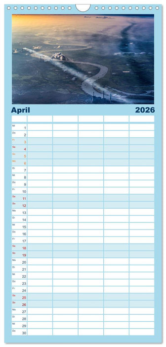 Up in the Air 2026 (CALVENDO Familienplaner 2026)