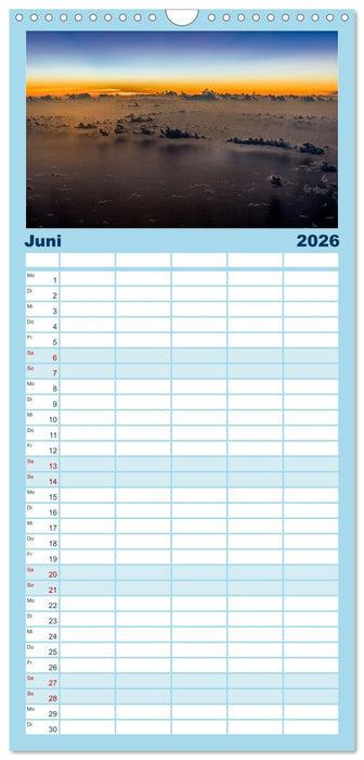 Up in the Air 2026 (CALVENDO Familienplaner 2026)