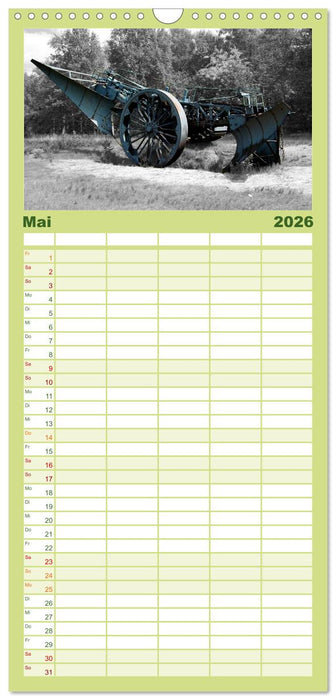 Faszination Landmaschinen - Egal ob alt oder neu (CALVENDO Familienplaner 2026)