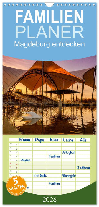 Magdeburg entdecken (CALVENDO Familienplaner 2026)
