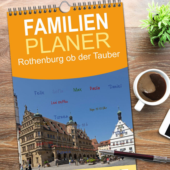 Rothenburg ob der Tauber - Mittelalter in Mittelfranken (CALVENDO Familienplaner 2026)