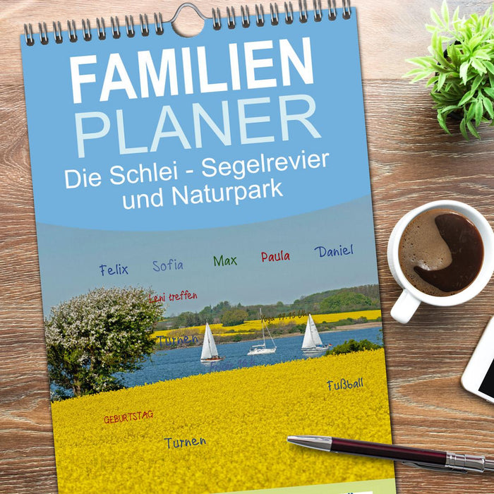 Die Schlei - Segelrevier und Naturpark (CALVENDO Familienplaner 2026)