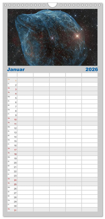 Juwelen der Nacht (CALVENDO Familienplaner 2026)
