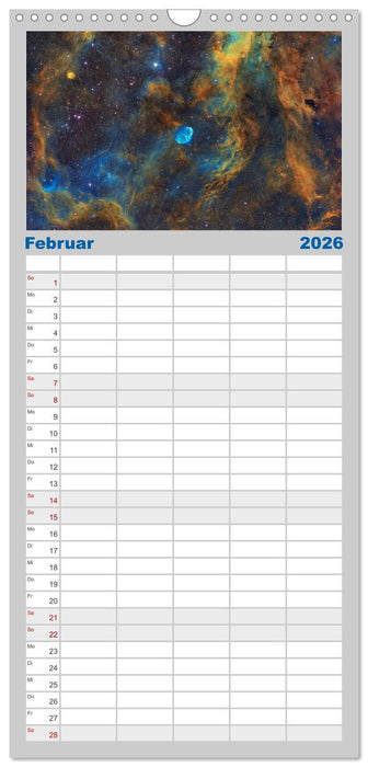 Juwelen der Nacht (CALVENDO Familienplaner 2026)