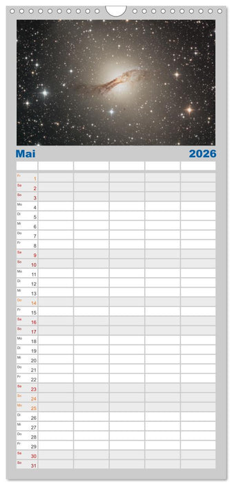 Juwelen der Nacht (CALVENDO Familienplaner 2026)