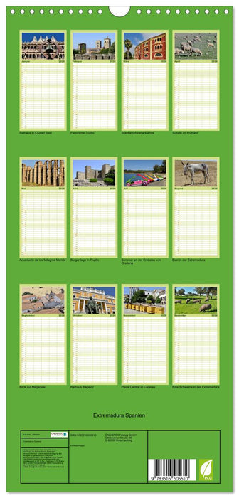 Extremadura Spanien (CALVENDO Familienplaner 2026)