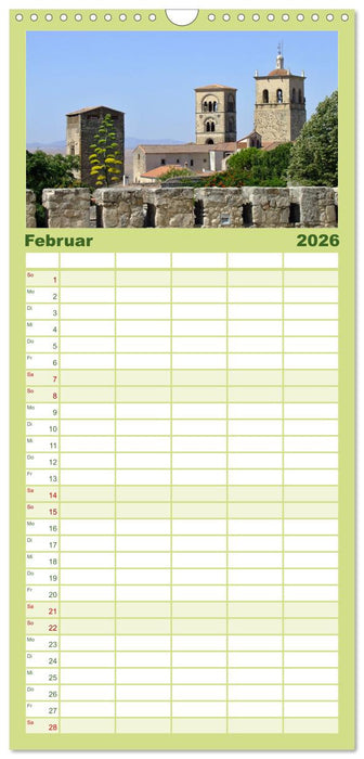 Extremadura Spanien (CALVENDO Familienplaner 2026)