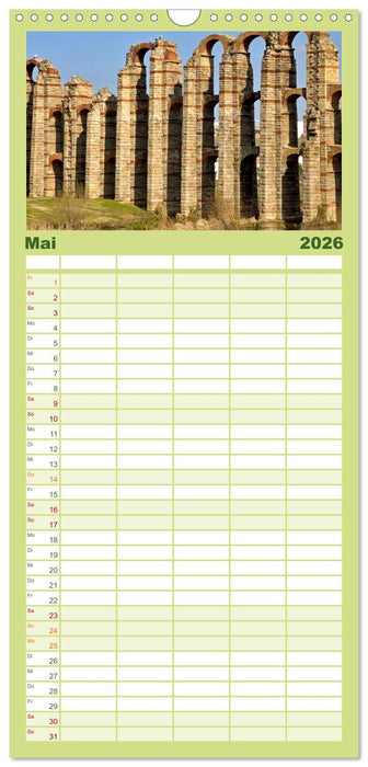 Extremadura Spanien (CALVENDO Familienplaner 2026)