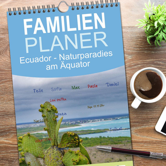 Ecuador - Naturparadies am Äquator (CALVENDO Familienplaner 2026)