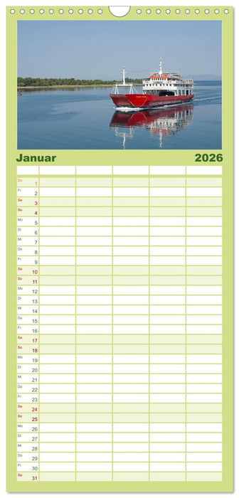 Thassos - Insel im Thrakischen Meer (CALVENDO Familienplaner 2026)