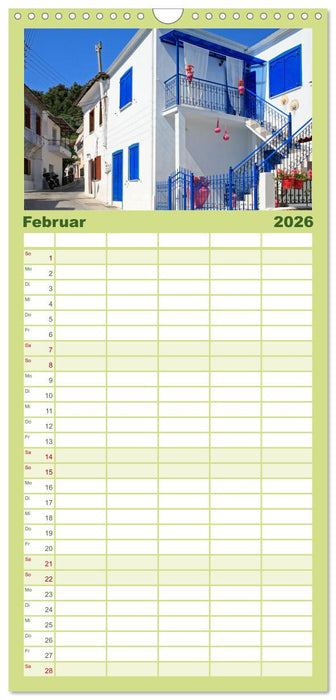 Thassos - Insel im Thrakischen Meer (CALVENDO Familienplaner 2026)