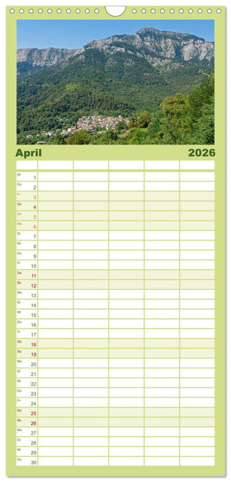 Thassos - Insel im Thrakischen Meer (CALVENDO Familienplaner 2026)