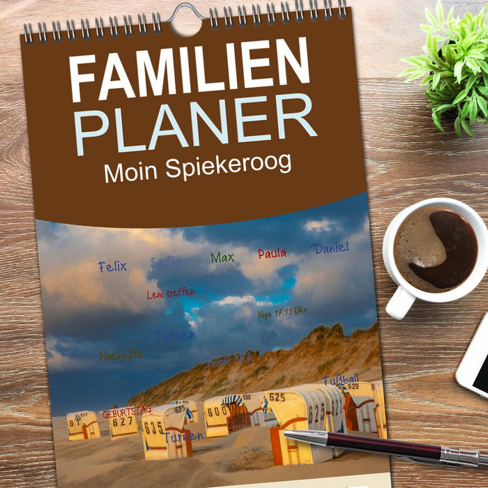 Moin Spiekeroog (CALVENDO Familienplaner 2026)