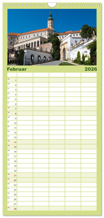 Tschechien - Eine Reise durch ein wunderschönes Land (CALVENDO Familienplaner 2026)