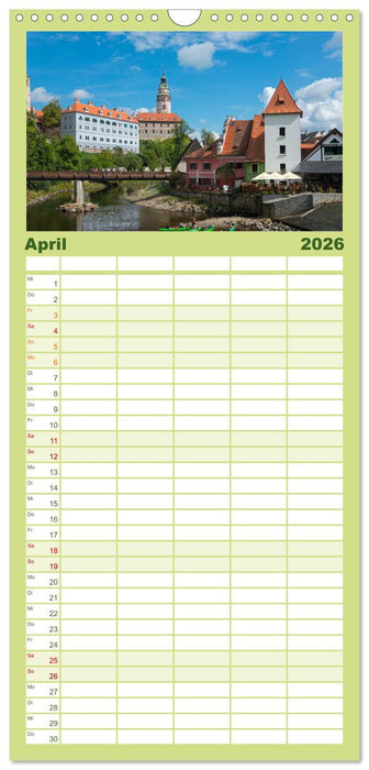 Tschechien - Eine Reise durch ein wunderschönes Land (CALVENDO Familienplaner 2026)