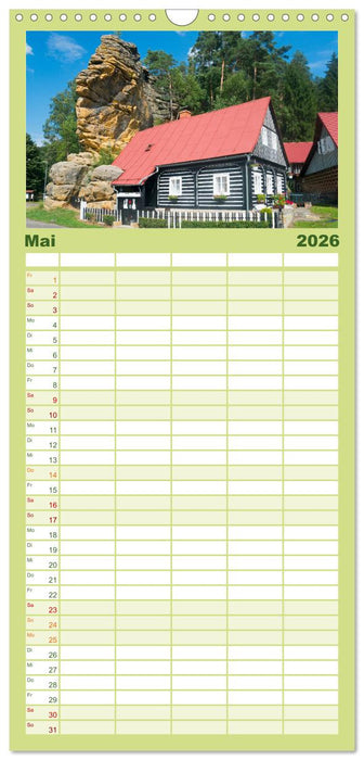 Tschechien - Eine Reise durch ein wunderschönes Land (CALVENDO Familienplaner 2026)