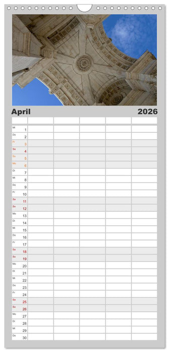 Lissabon Stadtansichten 2026 (CALVENDO Familienplaner 2026)