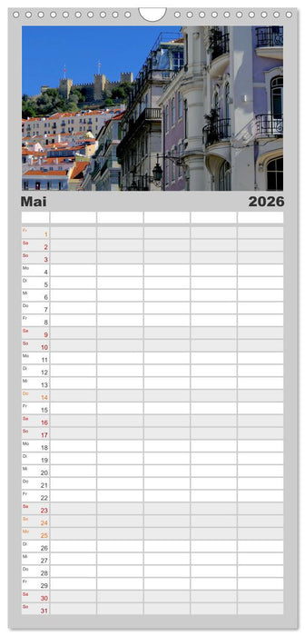 Lissabon Stadtansichten 2026 (CALVENDO Familienplaner 2026)