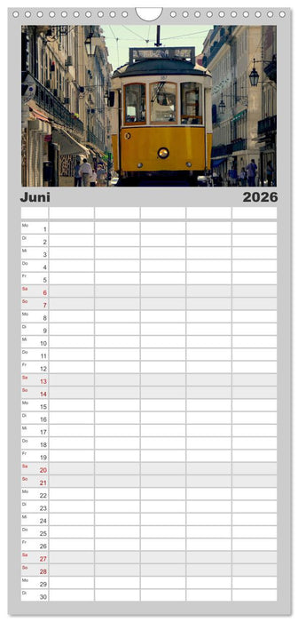 Lissabon Stadtansichten 2026 (CALVENDO Familienplaner 2026)