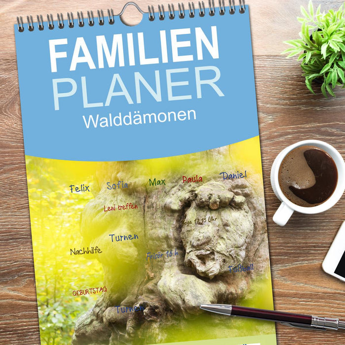 Walddämonen (CALVENDO Familienplaner 2026)