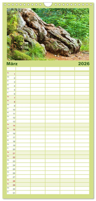 Walddämonen (CALVENDO Familienplaner 2026)