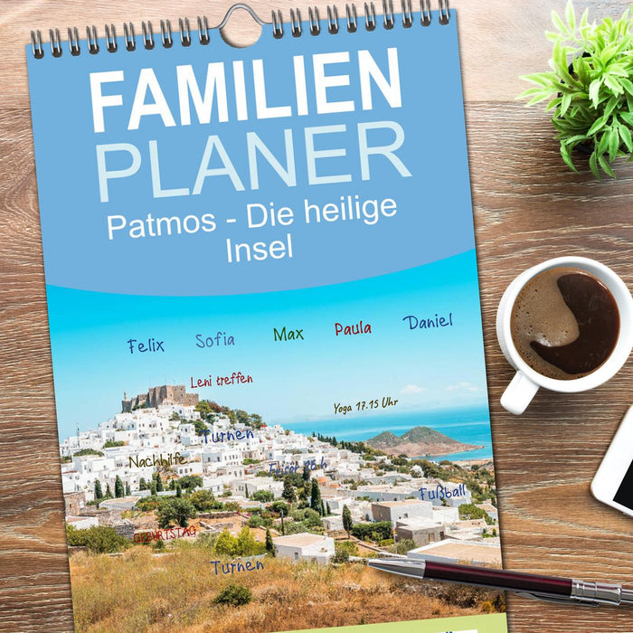Patmos - Die heilige Insel (CALVENDO Familienplaner 2026)