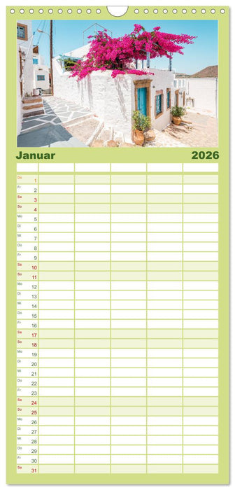 Patmos - Die heilige Insel (CALVENDO Familienplaner 2026)