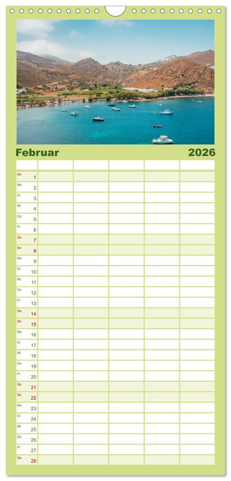 Patmos - Die heilige Insel (CALVENDO Familienplaner 2026)