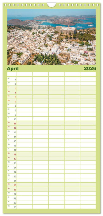 Patmos - Die heilige Insel (CALVENDO Familienplaner 2026)