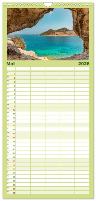 Patmos - Die heilige Insel (CALVENDO Familienplaner 2026)