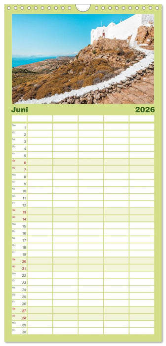 Patmos - Die heilige Insel (CALVENDO Familienplaner 2026)