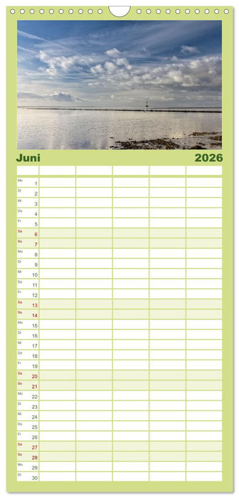 Pellworm - Das Inselparadies (CALVENDO Familienplaner 2026)