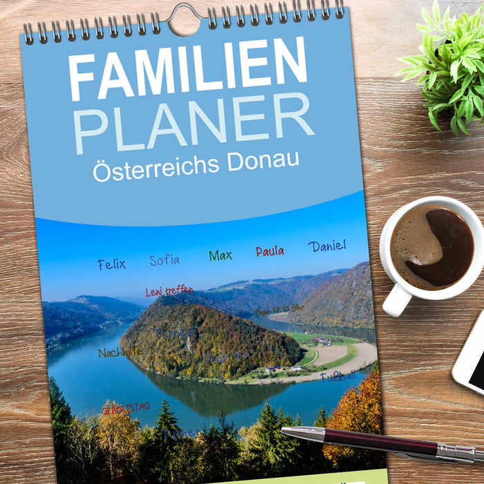 Österreichs Donau (CALVENDO Familienplaner 2026)