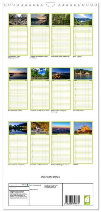 Österreichs Donau (CALVENDO Familienplaner 2026)