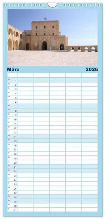 Apuliens Küstenorte (CALVENDO Familienplaner 2026)