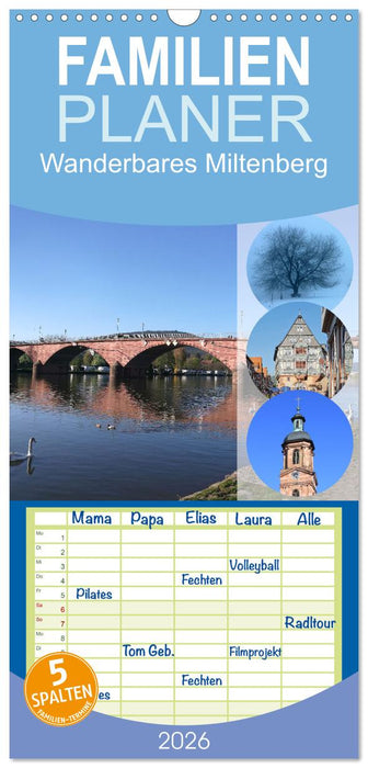 Wanderbares Miltenberg (CALVENDO Familienplaner 2026)