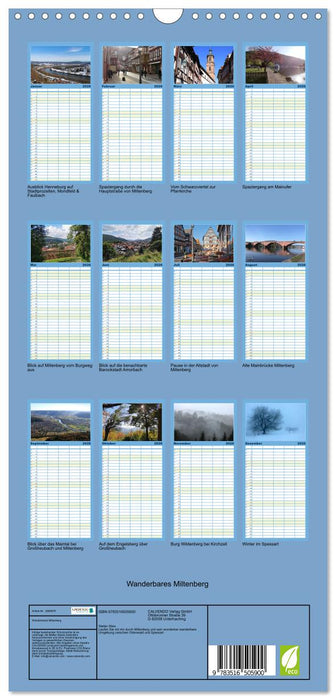 Wanderbares Miltenberg (CALVENDO Familienplaner 2026)
