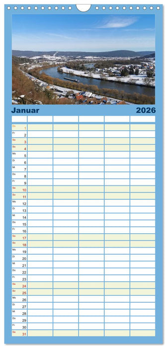 Wanderbares Miltenberg (CALVENDO Familienplaner 2026)