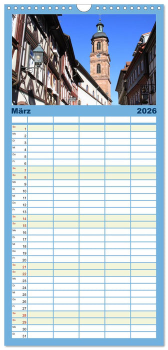 Wanderbares Miltenberg (CALVENDO Familienplaner 2026)