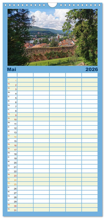 Wanderbares Miltenberg (CALVENDO Familienplaner 2026)