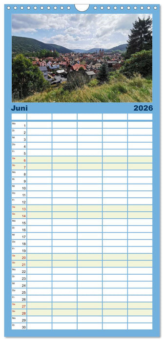 Wanderbares Miltenberg (CALVENDO Familienplaner 2026)