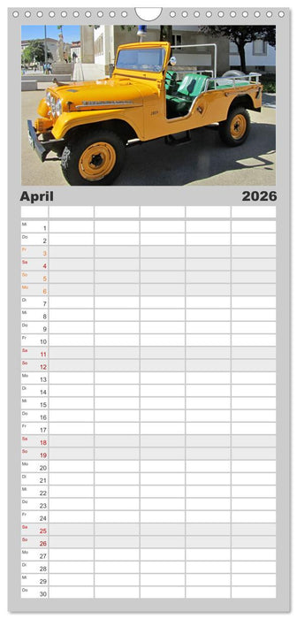 Feuerwehrautos (CALVENDO Familienplaner 2026)