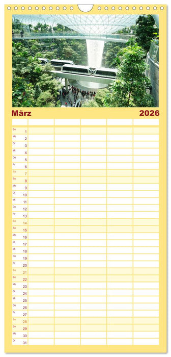 Singapur - Die Stadt am Puls der Zeit. (CALVENDO Familienplaner 2026)