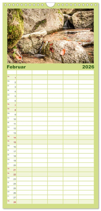 Der Odenwald und das Felsenmeer (CALVENDO Familienplaner 2026)