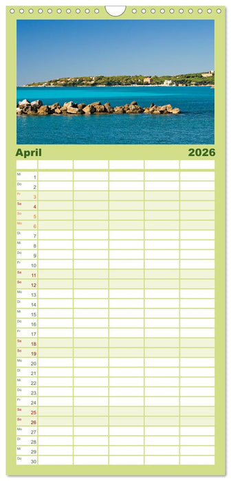 Toskana. Livorno - Volterra - Piombino (CALVENDO Familienplaner 2026)