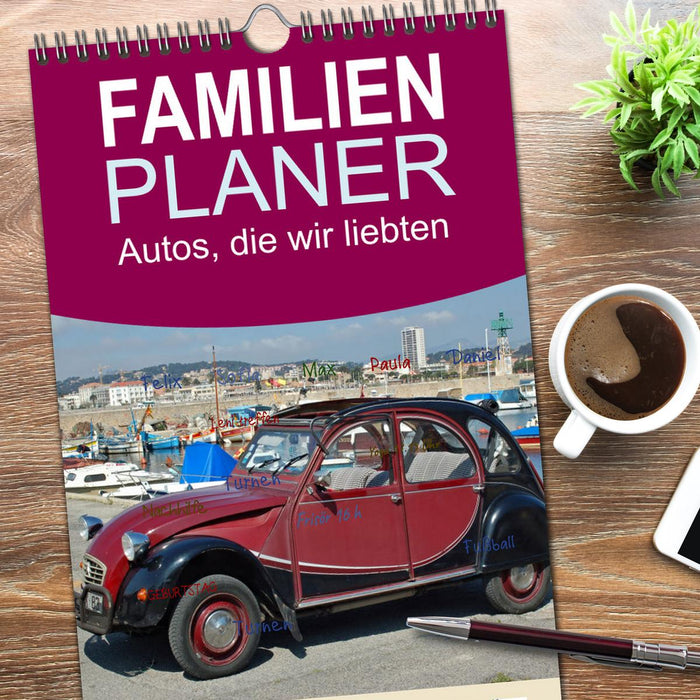 Autos, die wir liebten (CALVENDO Familienplaner 2026)
