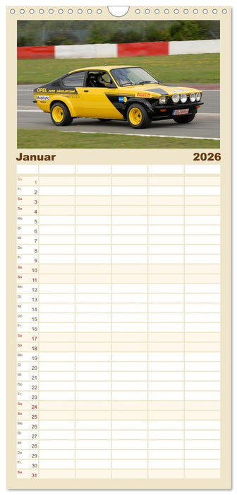 Autos, die wir liebten (CALVENDO Familienplaner 2026)