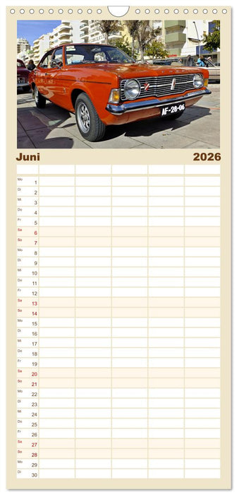 Autos, die wir liebten (CALVENDO Familienplaner 2026)