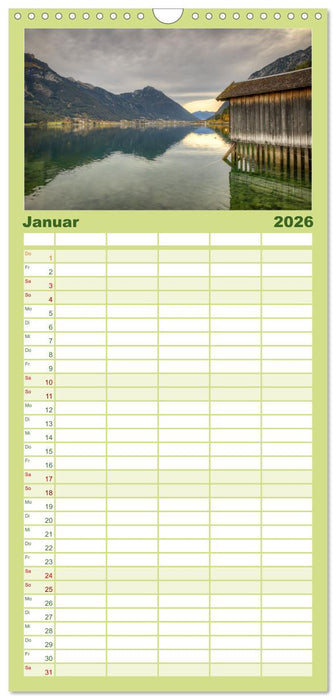 Tirol - Herbst am Achensee (CALVENDO Familienplaner 2026)