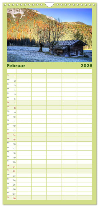 Tirol - Herbst am Achensee (CALVENDO Familienplaner 2026)